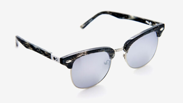 Dayo Black Marble Sunglasses