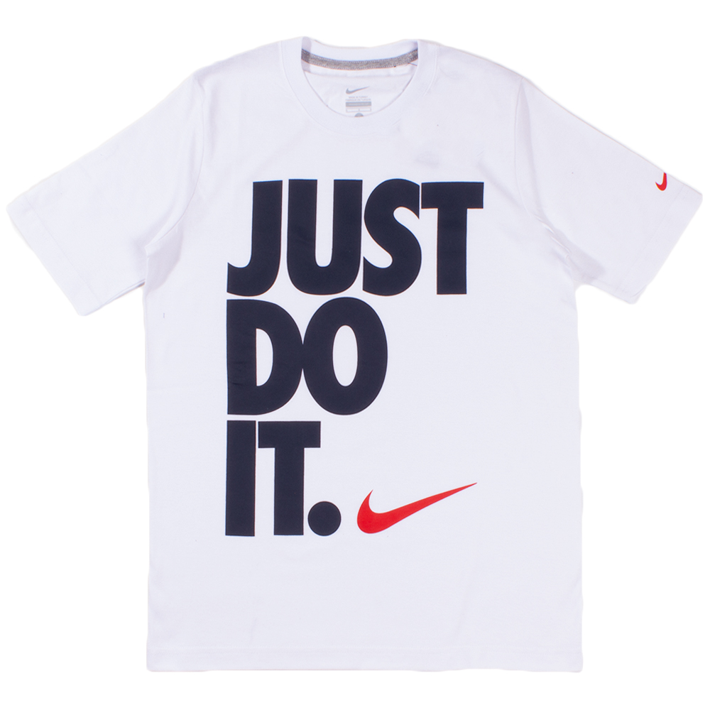 Nike Erkek Beyaz M Nsw Tee Just Do It Swoosh Tshirt ...