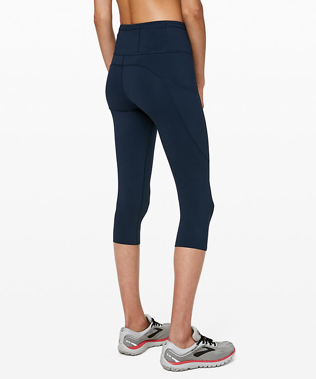 Lululemon athletica Fast and Free Reflective High-Rise Crop 19, Women's  Capris