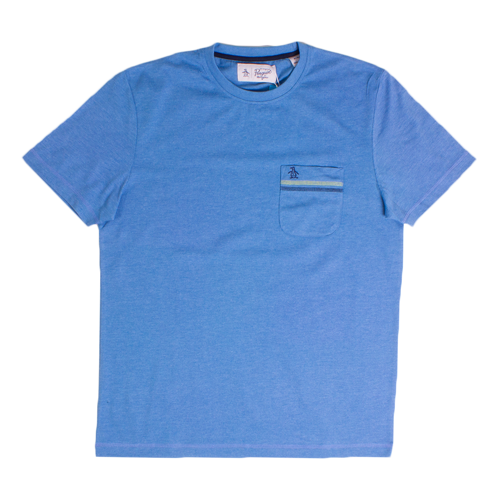 Original Penguin Swedish Blue Pocket T-Shirt | The Rainy Days