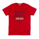 kenzo black t shirt red tiger