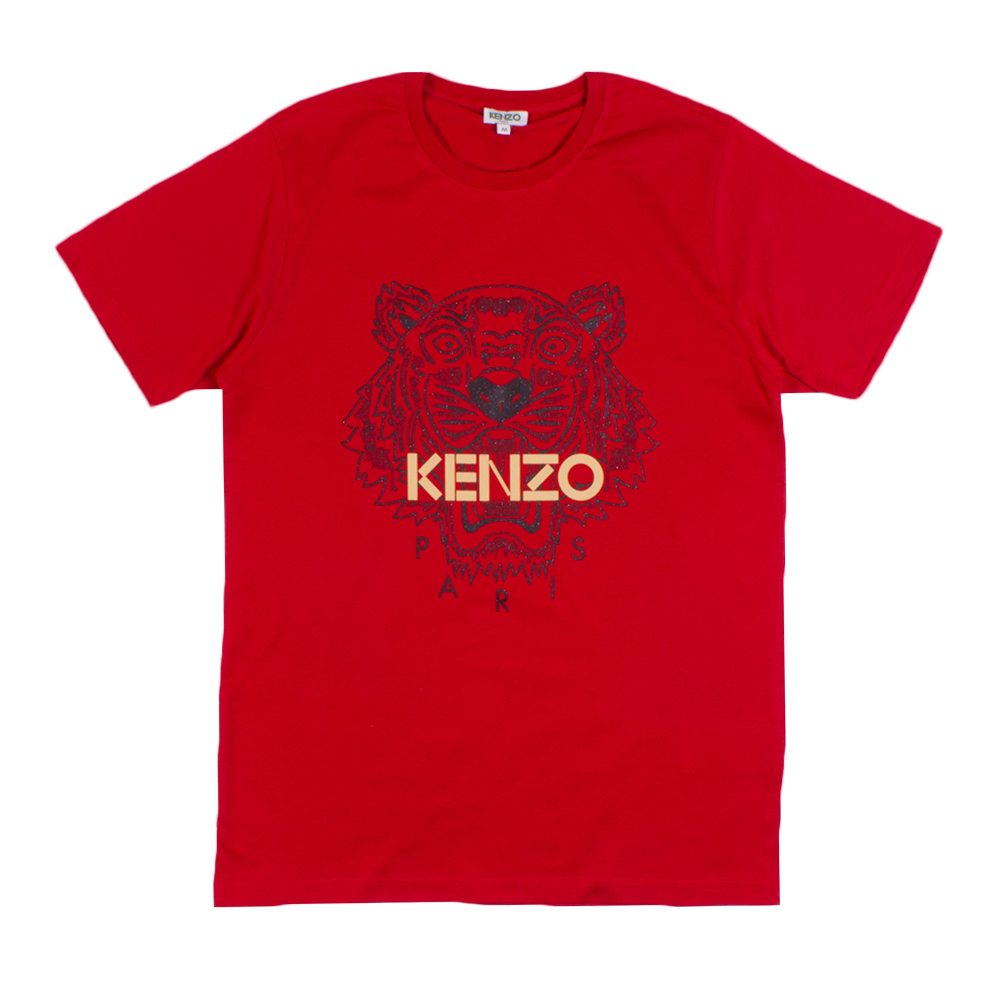white and red kenzo t shirt