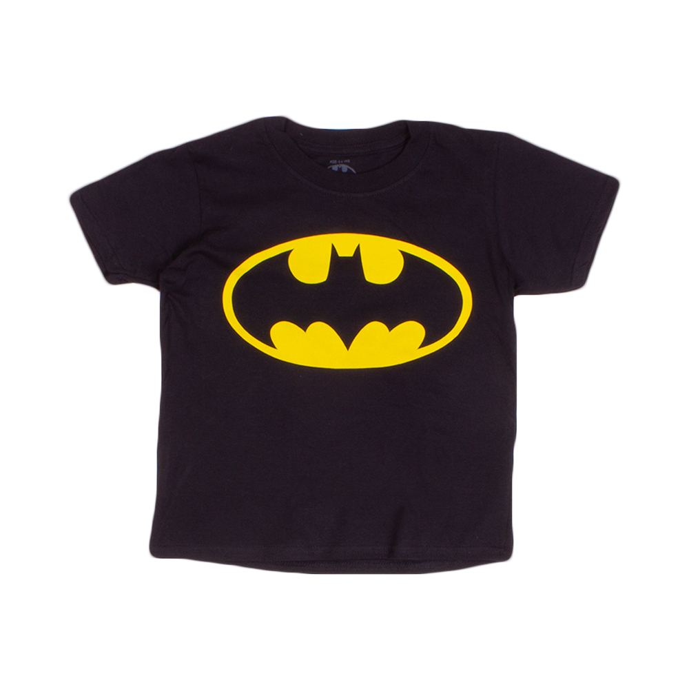 Batman KIDS Black Logo T-Shirt | The Rainy Days
