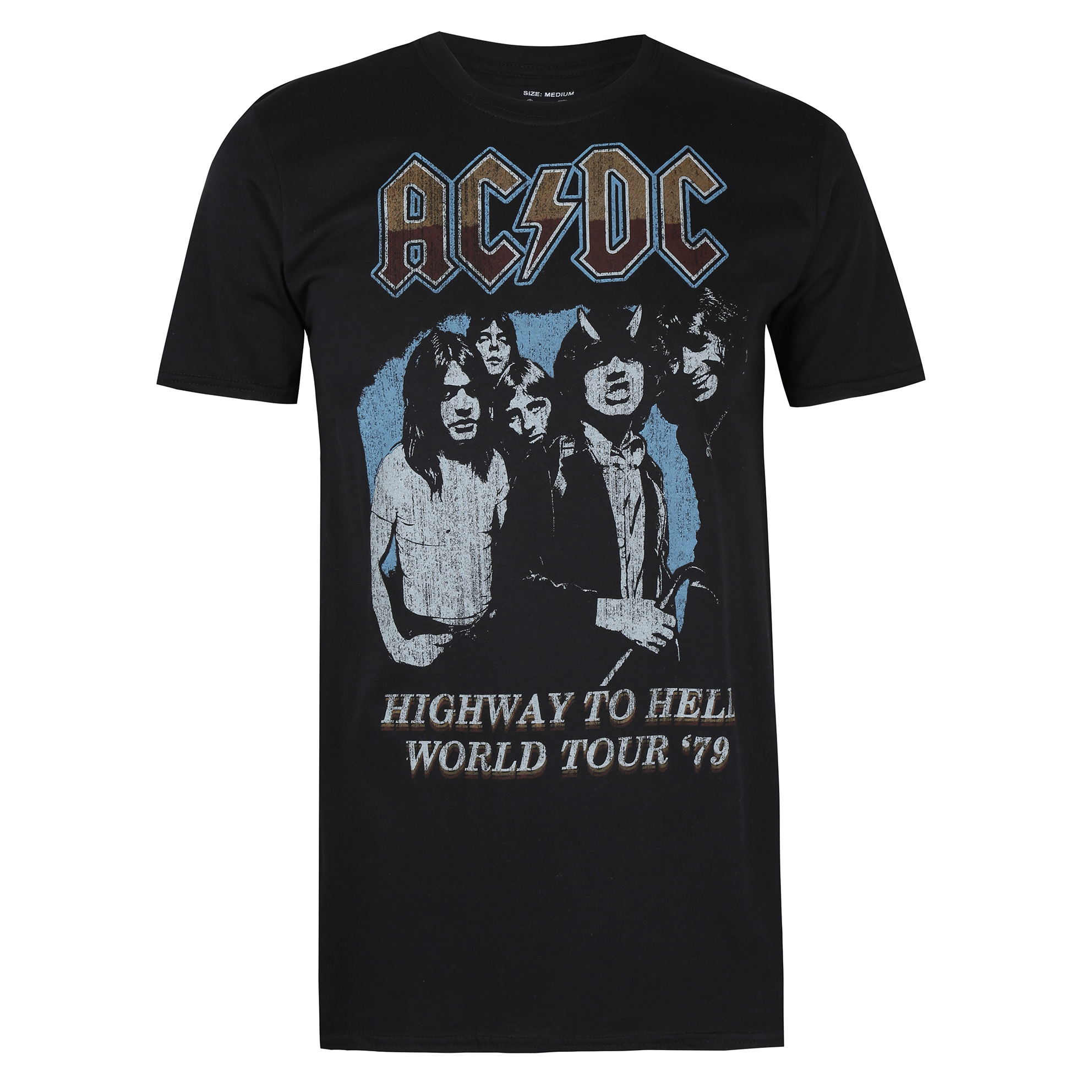 AC/DC Highway World Tour 79 Black T-Shirt | The Rainy Days