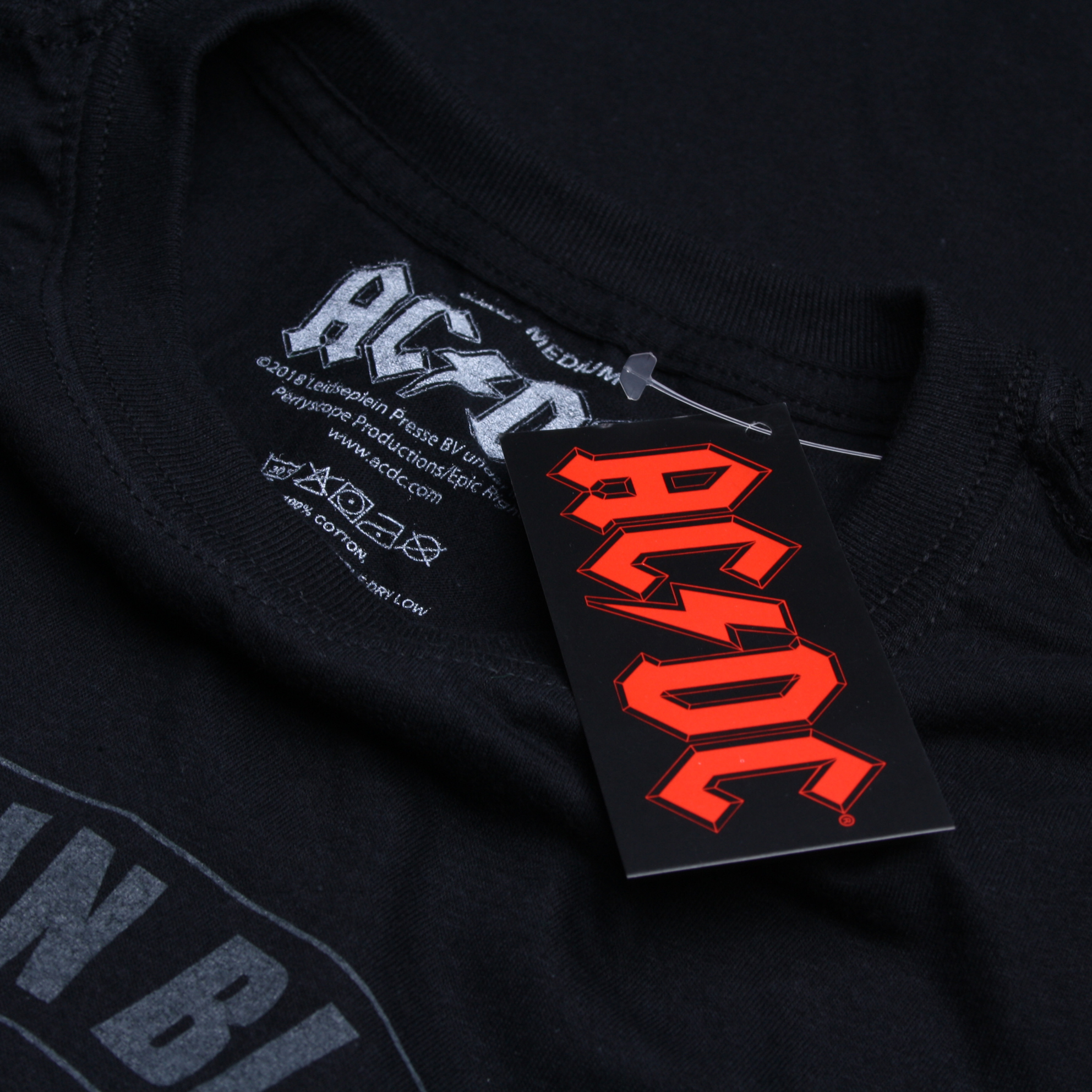 AC/DC Tour Emblem Black T-Shirt | The Rainy Days