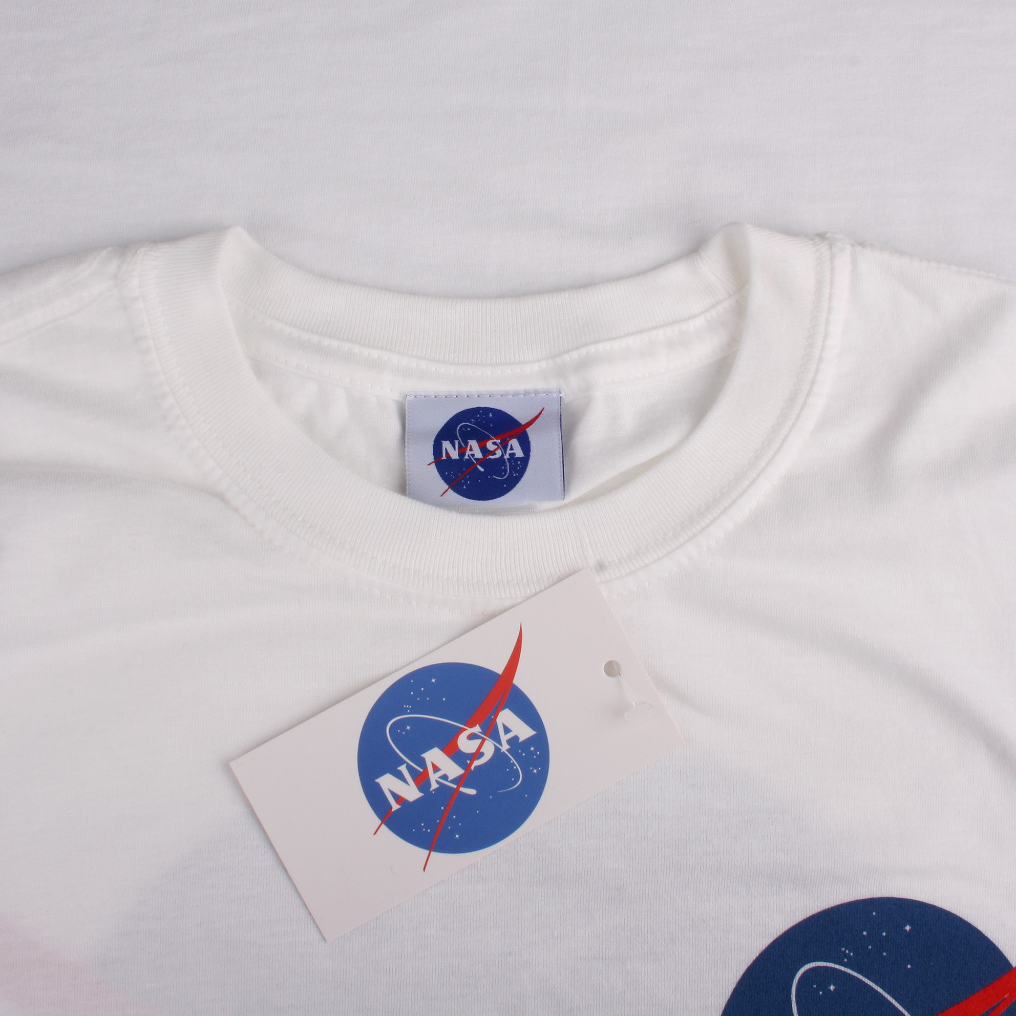 NASA Core Logo White T-Shirt | The Rainy Days