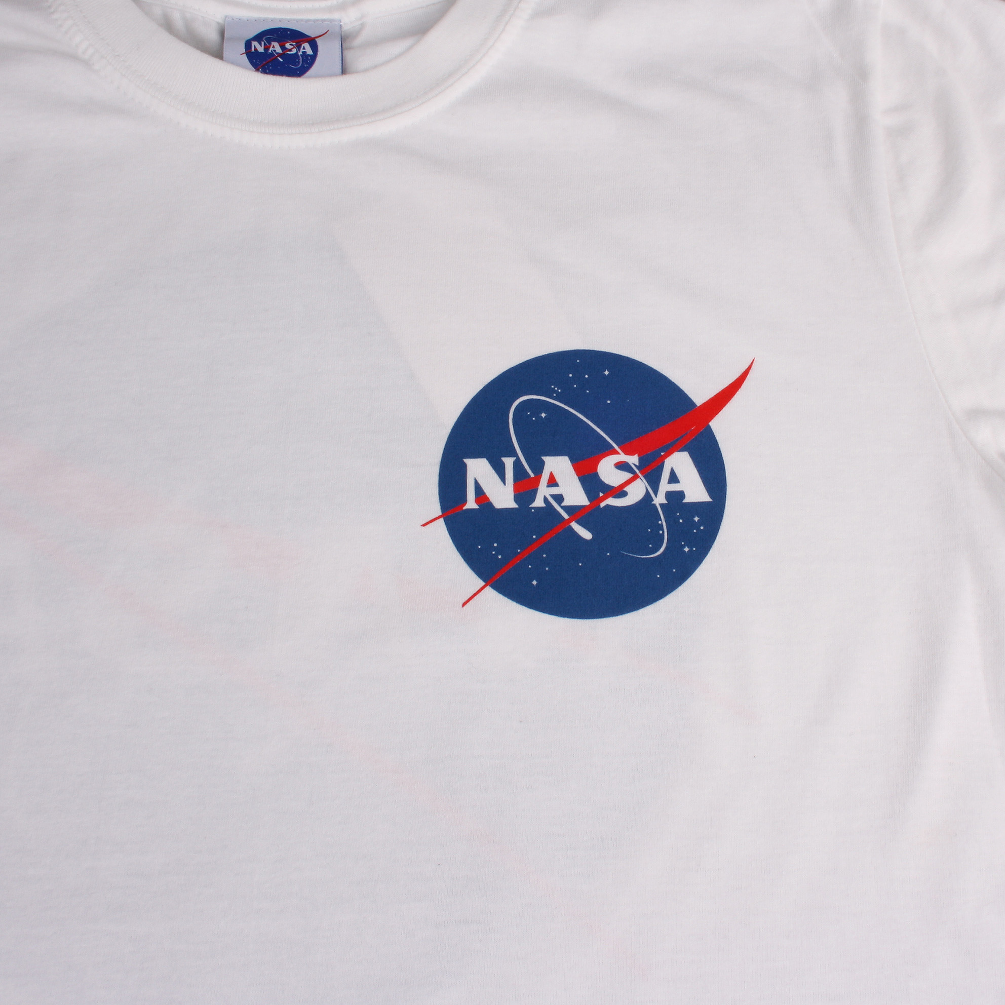 NASA Core Logo White T-Shirt | The Rainy Days
