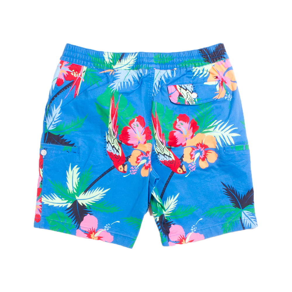Tommy Hilfiger Parrot/Tropical Dessert Elasticated Shorts | The Rainy Days