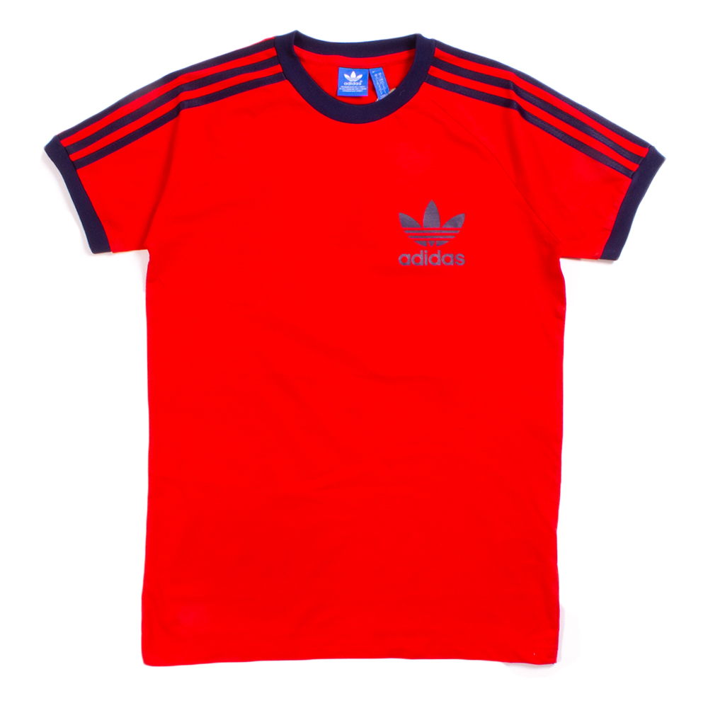 adidas t shirt white and red