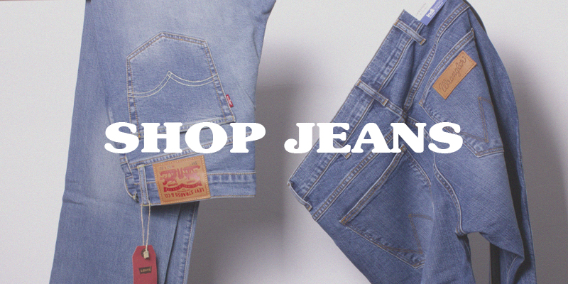 SHOP JEANS Banner | The Rainy Days