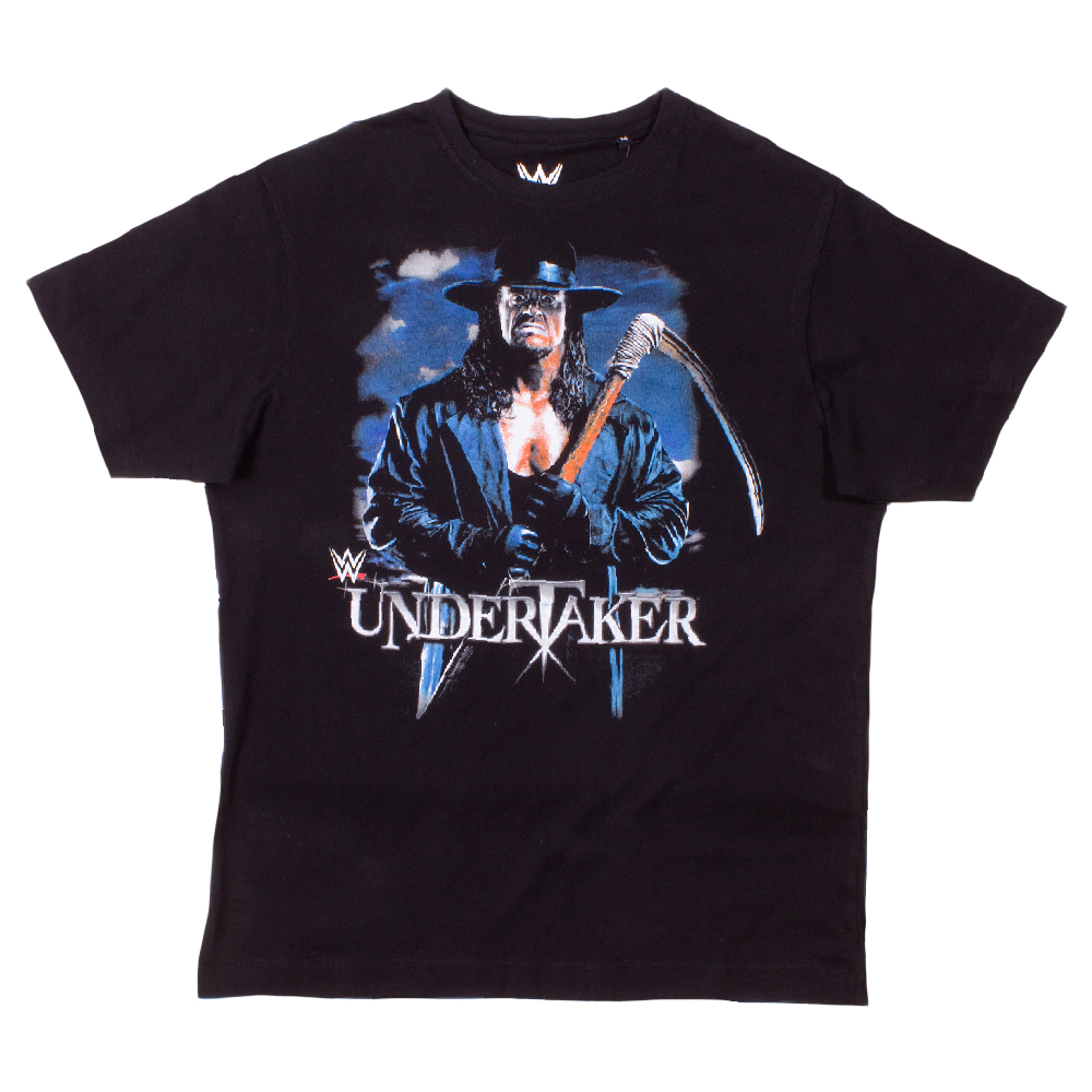 WWE Undertaker Scythe Men's Homage Black T-Shirt | The Rainy Days