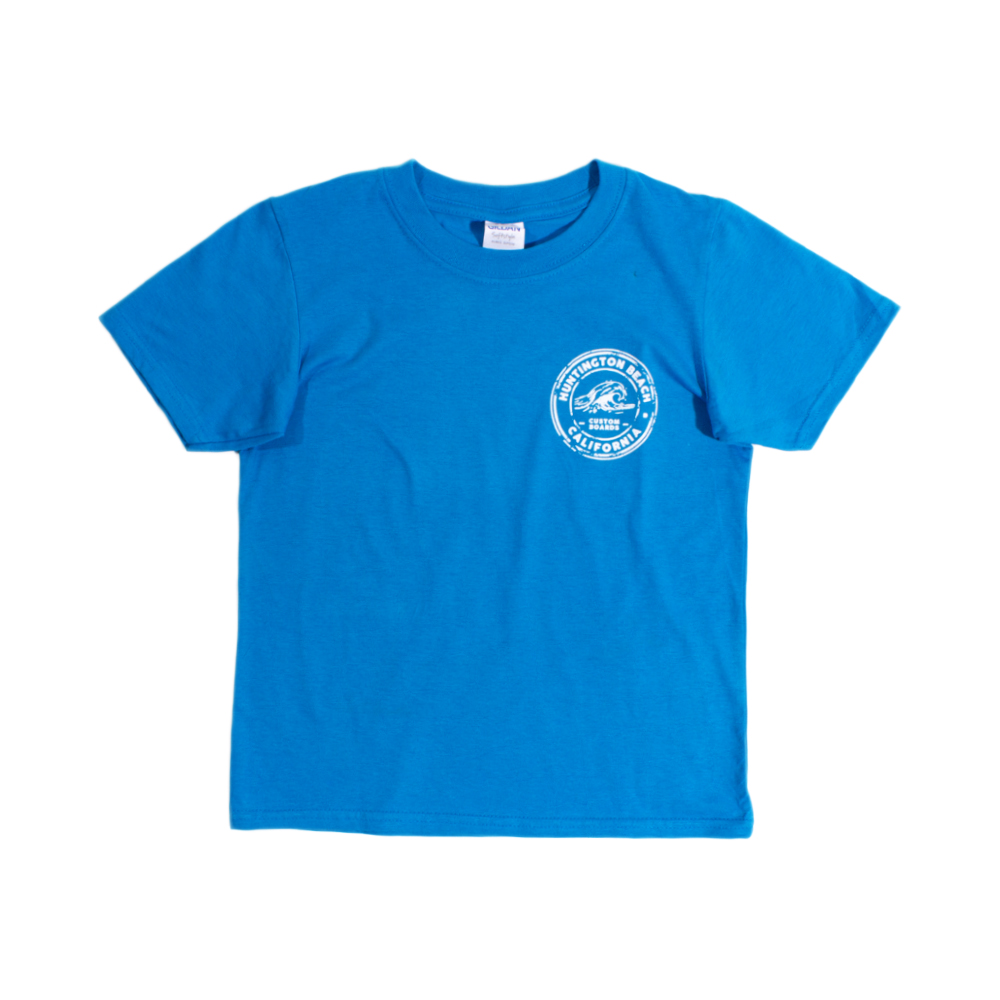 Huntington Beach California Blue KIDS T-Shirt | The Rainy Days