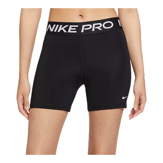 Nike Pro Women's Black Five Inch Shorts | The Rainy Days