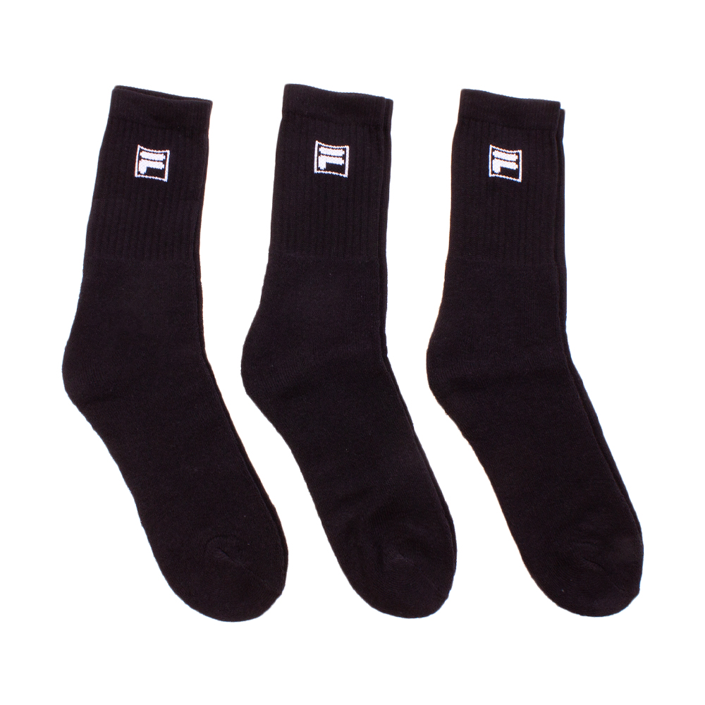 Fila Black Calza F9000 Tennis Socks (3pck) | The Rainy Days