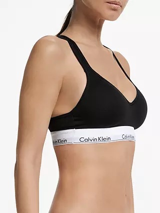 Calvin Klein - Padded Modern Cotton Bralette : Black