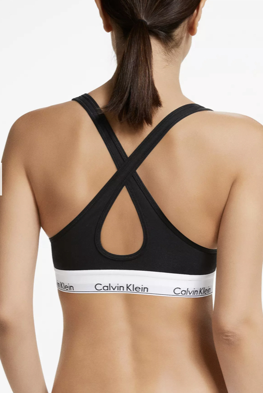 Calvin Klein Modern Cotton Black Padded Lift Bralette