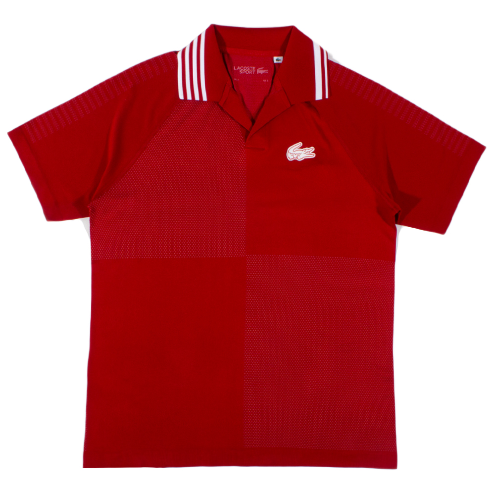 Lacoste Men's Red Fall Team Leader Polo The Rainy Days