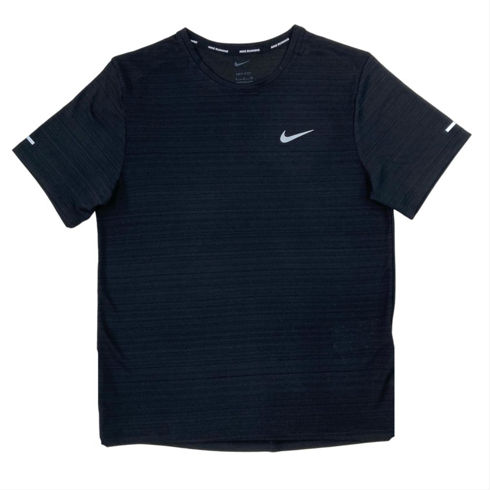 Nike Running Men's Black 'Miler' T-Shirt | The Rainy Days