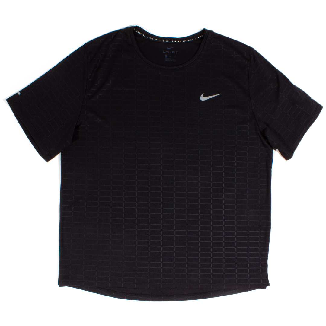 Nike Black Grid 'Miler Run Division' T-Shirt | The Rainy Days