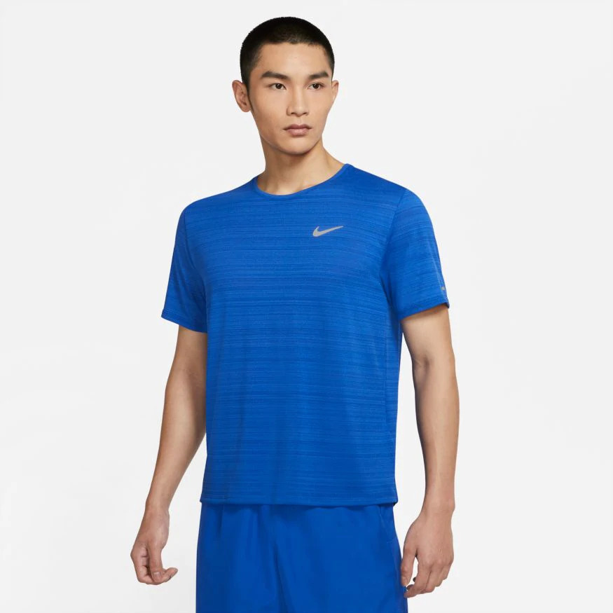 Nike Running Men's Royal Blue 'Miler' T-Shirt | The Rainy Days