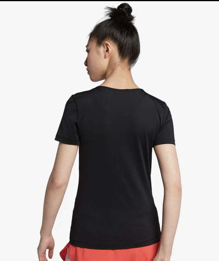 Nike Pro Women's Black Slim Dri-FIT T-Shirt | The Rainy Days