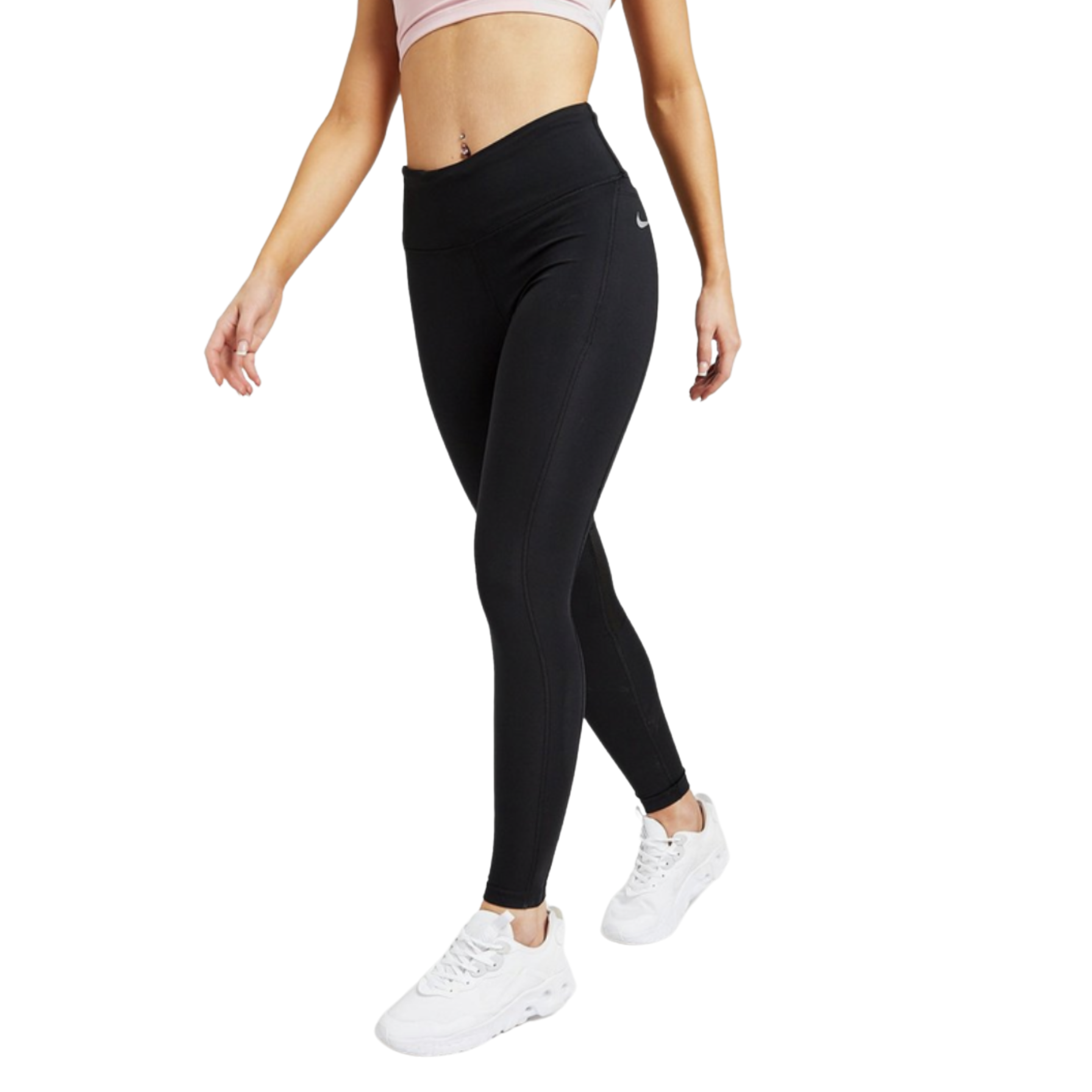 Nike, Pants & Jumpsuits, Nike Black Drifit Epic Run Running Tights  Leggings Mesh Back Size Xs