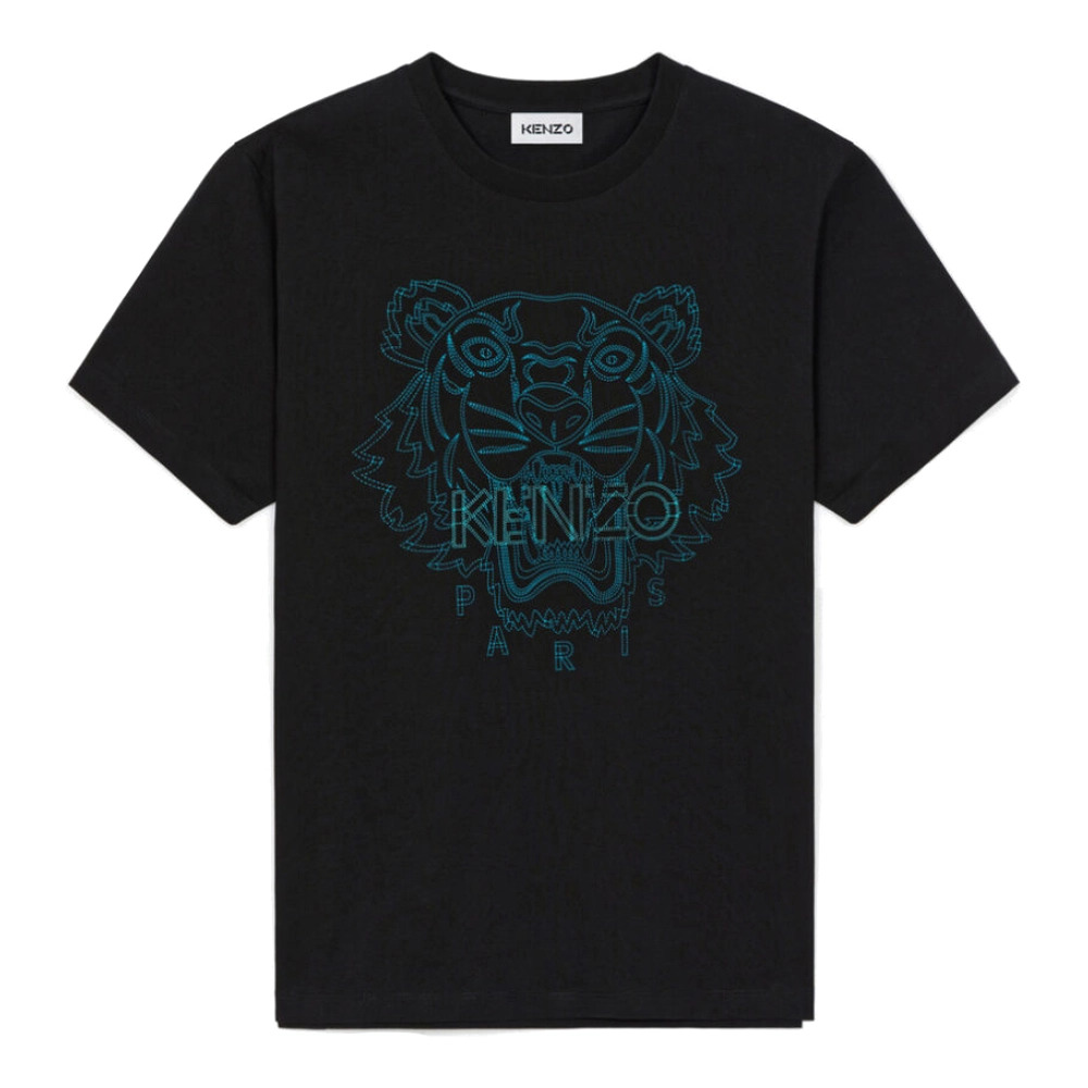 Kenzo Black Classic Printed Tiger T-Shirt | The Rainy Days