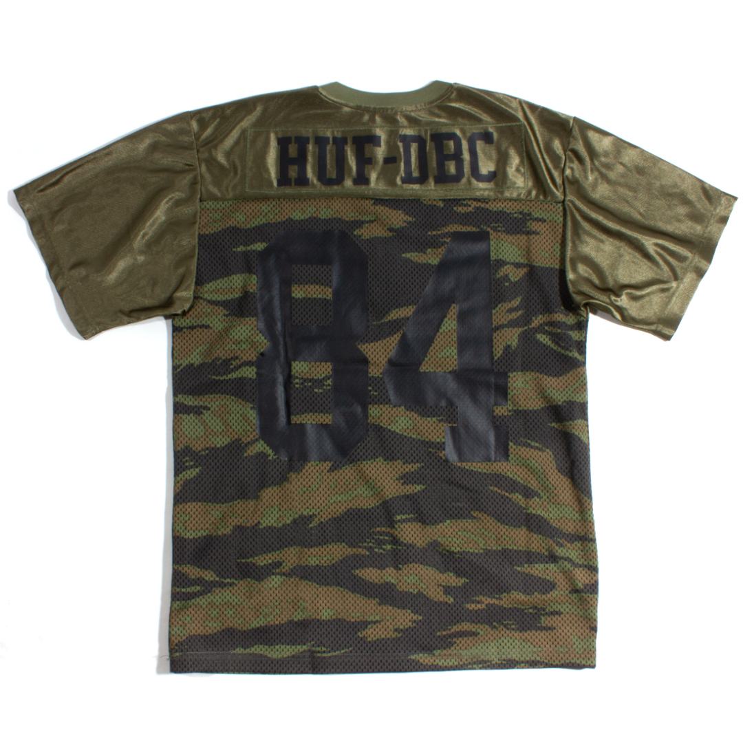 BAPE 1ST CAMO FOOTBALL MESH JERSEY - GREEN