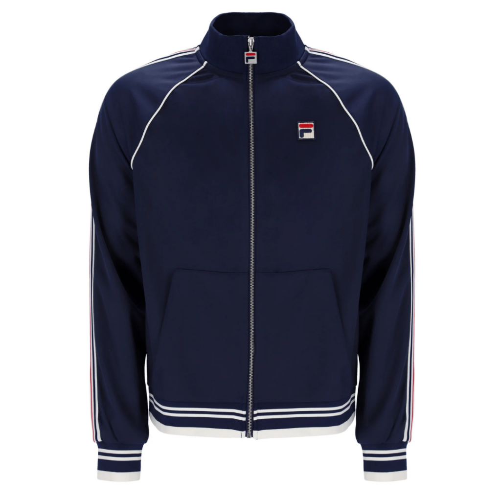 FILA Navy/Egret Lavin Track Top Jacket | The Rainy Days