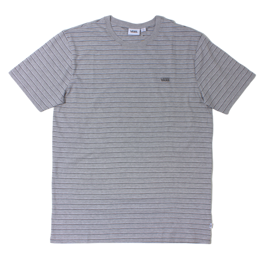 Vans Frost Grey Heather Striped T-Shirt | The Rainy Days