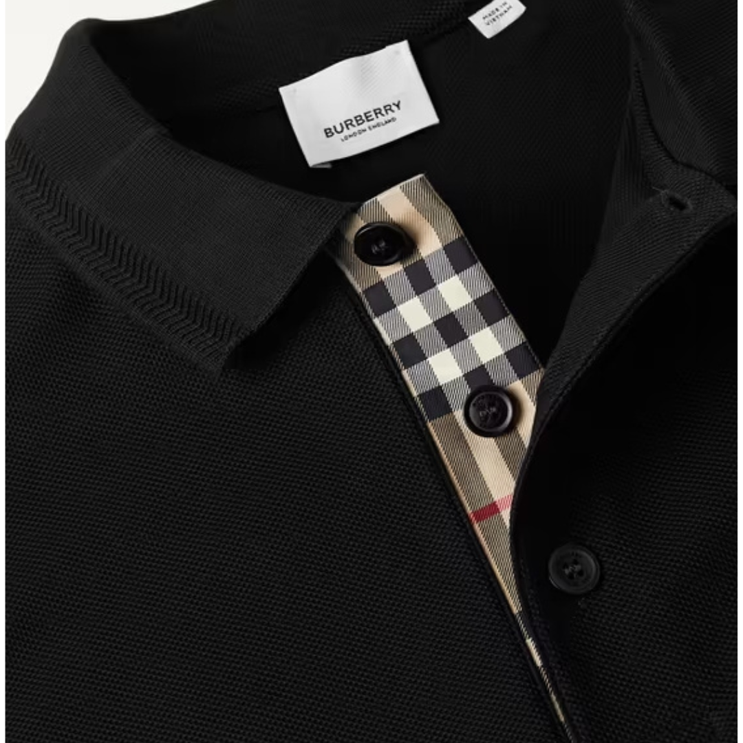 Burberry polo cheap logo