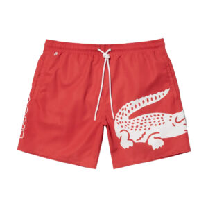 Lacoste Red Big Logo Swimshorts