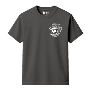 Rum Knuckles Classic OG Skull Charcoal T-Shirt