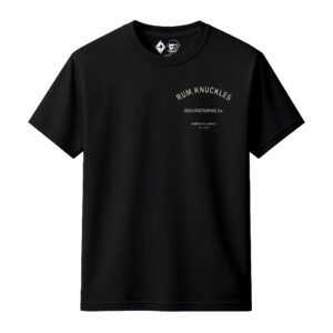 Rum Knuckles MFG Co Black T-Shirt