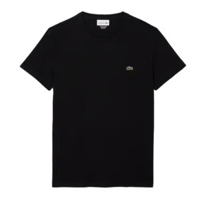 Lacoste Black Pima Cotton Crew Neck T-Shirt