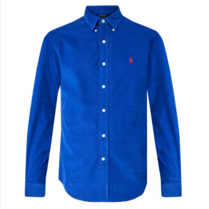 Ralph Lauren Blue Long Sleeve Corduroy Shirt