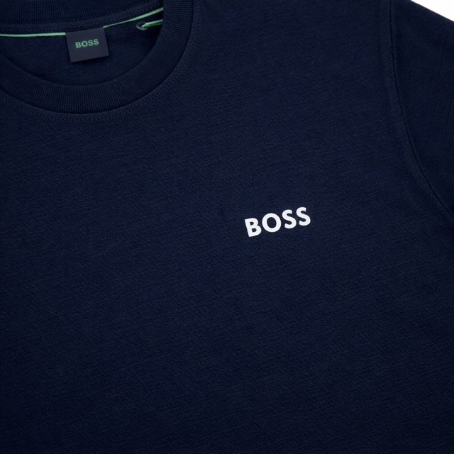 Hugo Boss logo detail Navy T-shirt