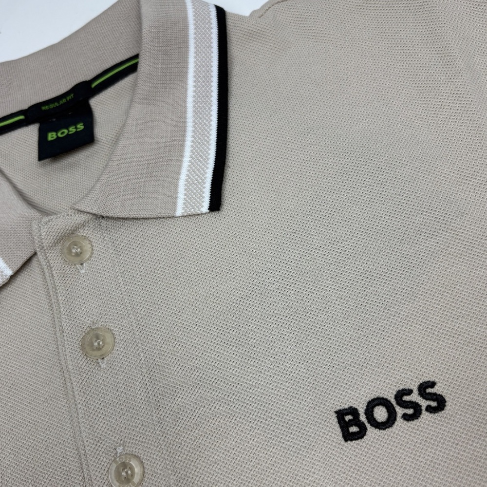 Hugo Boss Beige Paddy Polo Shirt
